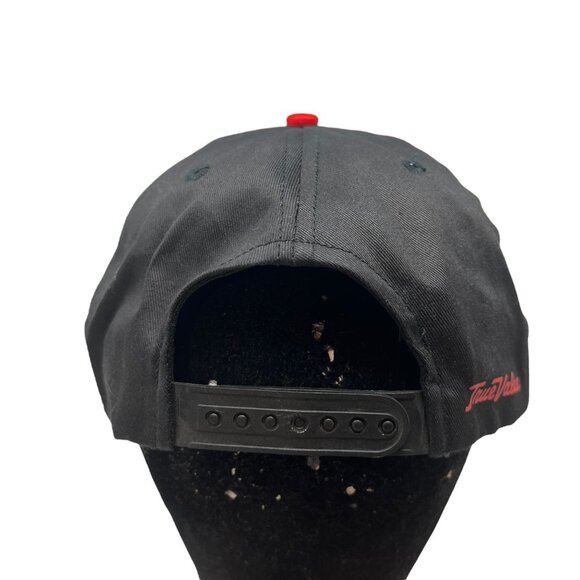 Pittsburgh Pirates Vintage SGA Snapback Baseball Hat Cap Y2K 90's Black Red MLB - Picture 5 of 9